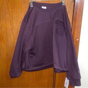 Women's Rock on Purple CrewNeck